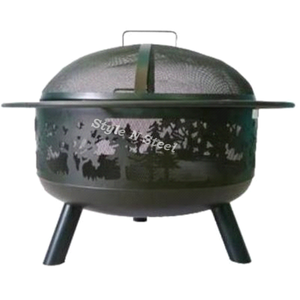 Peinture résistante à la chaleur, design autoportant, pour cuisson au charbon/au bois en extérieur et barbecue - Product Image 1