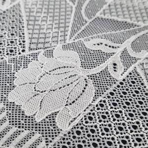 Cinta Elástica de Encaje Floral de 21 cm, Ligera, de Nailon y Spandex, Tejido Elástico de Punto, Color Personalizado para Vestidos de Novia y Lencería - Product Image 3