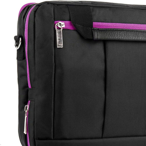 Business <b>Laptop</b> Shoulder Bag with Charging Port Multi Pocket Design Padded Protection Adjustable Crossbody Strap for Men - Product Image 5