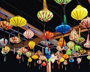 Lanterne décorative en soie de bambou, lanterne artisanale, parfaite pour les événements, les festivals, la décoration de mariage - Product Image 4