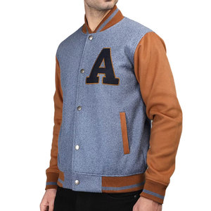 Chaquetas Varsity Estilo Streetwear de Béisbol para Hombre, Chaquetas de Invierno Impermeables con Logo Personalizado en la Parte Delantera, Fabricante Mayorista - Product Image 1