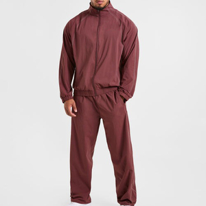 Ensemble de survêtement imperméable coupe-vent personnalisé pour homme, en polyester, nouveau style, par le fabricant - Product Image 3