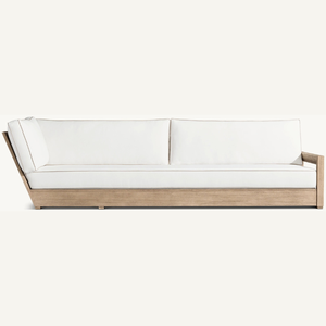 Canapé pour deux personnes en teck, style moderne, adapté à l'extérieur, de bonne qualité et durable. - Product Image 6