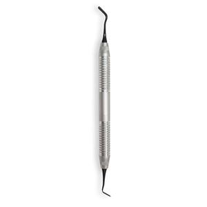 Instruments orthodontiques Goldstein, nouveau design, 4 détartreurs dentaires fins en composite, ligne noire, acier inoxydable flexible, Shuja Surgico - Product Image 4
