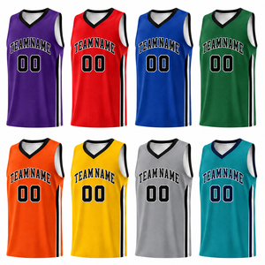 Camiseta de Baloncesto Personalizada para Niños, Transferencia Térmica, Uniforme para Equipos Juveniles, Uniforme Escolar, Fabricante OEM ODM - Product Image 3