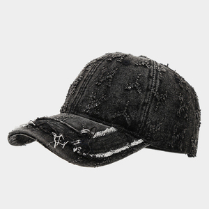 Distressed Baseball <b>Cap</b> Washed Faded <b>Vintage</b> Hat Adjustable Low Profile Wholesale Distressed Dad <b>Cap</b> - Product Image 4