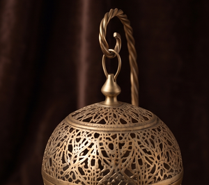 Handmade Metal <b>Incense</b> <b>Cone</b> Holder Hanging Spherical Ball Burner Twisted Gooseneck Stand - Product Image 5