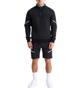 Conjunto de Sudadera con Capucha y Pantalones Cortos para Hombre al por Mayor, Ropa Deportiva Moderna, Conjuntos de Sudadera con Capucha de Manga Larga y Pantalones Cortos - Product Image 6
