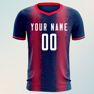 Ensemble de maillots de football personnalisés en polyester respirant, séchage rapide, pour entraînements et matchs professionnels en club, coupe courte - Product Image 4