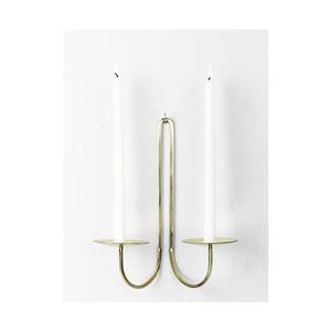 Traditional Iron Wall <b>Sconce</b> With <b>Candle</b> Holder Design For Classic Interior Decor And Timeless Wall Lighting - Product Image 2
