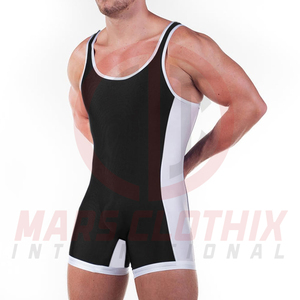 Combinaisons de lutte personnalisées de haute qualité avec logo, prix de gros, vêtements de sport pour la salle de sport et l'extérieur, combinaison de lutte pour hommes - Product Image 4