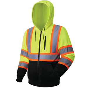 Chaqueta de lona informal con capucha y forro polar, gruesa y cálida, para clima frío, para hombre. - Product Image 1