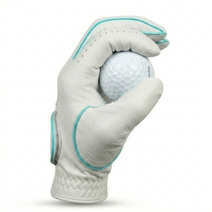 Custom Left Hand Golf <b>Glove</b> Cabretta Leather Breathable Flexible Fit Modern Graphic Design OEM ODM Supplier Low MOQ - Product Image 3