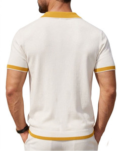 Camisetas Personalizadas de Alta Calidad, Casuales, 100% Poliéster, Tejido Jersey, Secado Rápido, Manga Corta, a Rayas, para Hombre - Product Image 2