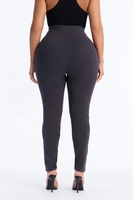 Leggings de sport super doux et légers, taille haute, pour femmes, 100% polyester, grandes tailles.