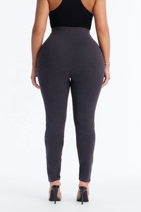Leggings de sport super doux et légers, taille haute, pour femmes, 100% polyester, grandes tailles. - Product Image 3