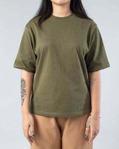 T-shirt ample à épaules tombantes pour femme, 240 GSM, qualité supérieure, 100 % coton, décontracté, grande taille, respirant, écologique, uni - Product Image 5