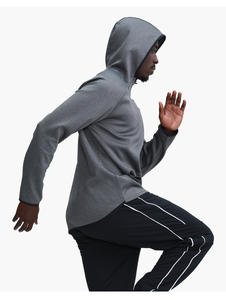 เสื้อฮู้ดซิปผู้ชายแบบสปอร์ตสำหรับออกกำลังกายและฝึกซ้อม - Product Image 3