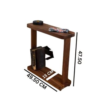 Contemporary Wooden <b>Side</b> <b>Table</b> Handicrafts Nightstand with <b>Storage</b> Drawer Customizable Wholesale Furniture Supplier - Product Image 3