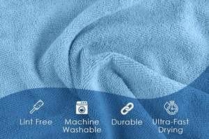 Woven Microfiber <b>Cleaning</b> <b>Cloths</b> (Value Pack 36) 16" X 16" Highly Absorbent Quick-Dry Lint-Free Reusable Kitchen Towels - Product Image 6