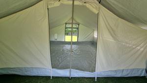 Carpa familiar – 4.00 x 6.60 m, conectable, de polialgodón, impermeable e ignífuga (opcionalmente), fabricante de carpas, Pakistán - Product Image 4