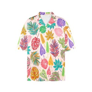 T-shirt en coton tricoté ample à épaules tombantes pour femme - Design uni, longueur extra-longue - Product Image 2