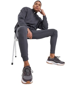 Wholesale Men's Smart Pullover Fleece Tracksuit Men's Turtle Neck Pullover Sweat Suit - Product Image 6
