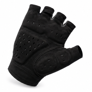 Guantes de Levantamiento de Pesas de Medio Dedo, Transpirables, Antideslizantes, de Cuero Ligero, con Cierre de Velcro, Unisex, para Actividades al Aire Libre - Product Image 4