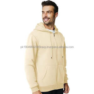 Sweat-shirts à capuche à fermeture éclair pour hommes, marque privée, tendance 2025, mode décontractée, sweat-shirts à fermeture éclair intégrale, vente en gros, fournisseurs de vêtements de sport - Product Image 2