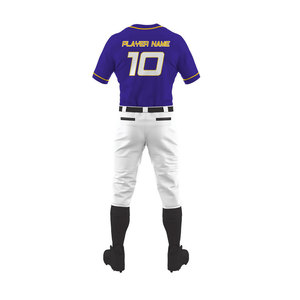 Uniforme de béisbol personalizado para deportes de equipo con camiseta y pantalones disponibles en todos los colores y tallas - Product Image 5