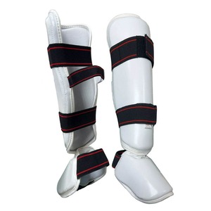 Custom Logo Shin Guard MMA Leg Protector for Muay Thai and Boxing Effective <b>Step</b>-in Protection Shin Guard - Product Image 1