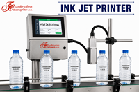 Imprimante à jet d'encre continu industrielle pour bouteilles en PET, machine d'impression de codes par lots, de dates de péremption et de codes-barres