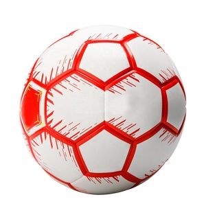 High Quality Professional Style Match-Sports Training Ball Custom Logo Size 5-Football High Made Leather PVC PU Factory Best - Product Image 1