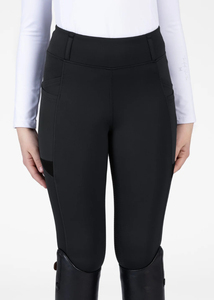 Pantalons d'équitation pour enfants, tissu extensible doux, respirant, coupe ajustée, résistants, pour la compétition et l'entraînement. - Product Image 4