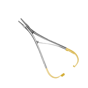 Porta Agujas Perma Sharp de Mathieu Kocher, 14 cm, Instrumento Quirúrgico Dental de Acero Inoxidable, Kit de Microcirugía de Precisión para Sutura - Product Image 3