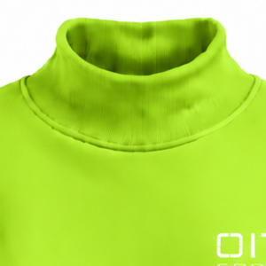 Lime Green <b>Women</b> Mock Neck Sweatshirt <b>Long</b> Sleeve Oversized Pullover Fleece High Collar Casual Winter Streetwear Fashion <b>Jumper</b> - Product Image 3