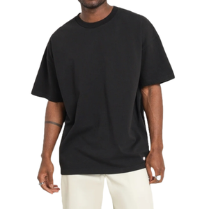 Camisetas Personalizables para Hombre, Tallas Grandes, Hombros Caídos, Corte Holgado, 100% Algodón, Cuello Redondo, Estilo Urbano - Product Image 1