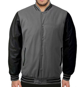 Chaqueta Universitaria Reversible Personalizable para Hombre y Mujer, Transpirable, Estilo Letterman, para Universidad, Colegio, Béisbol - Product Image 1