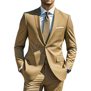 Costume homme premium, coupe ajustée, design classique, avec veste et pantalon, pour événements et réunions - Product Image 2