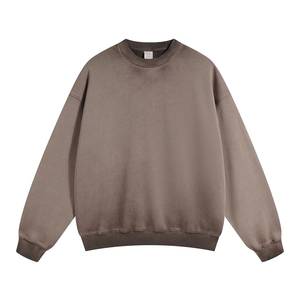 Las Mejores Sudaderas de Moda para Hombre con Efecto Ácido, Sudaderas Oversize de Cuello Redondo, Sudaderas Lisas Personalizables, Prendas de Abrigo Cálidas de Invierno - Product Image 4