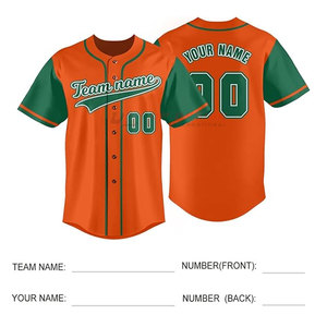 Maillot de baseball 100% polyester de haute qualité, séchage rapide, respirant, nouveau design, vente en gros, logo personnalisé, vêtements de sport, nom de l'équipe, manches courtes - Product Image 5