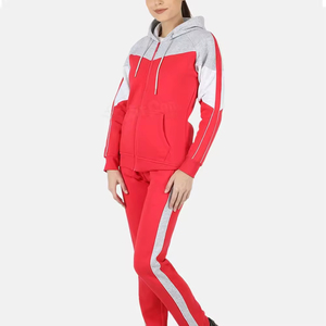 Conjunto Deportivo Informal de Alta Calidad para Mujer, Sudadera con Capucha y Pantalones Deportivos, Conjuntos de Color Sólido para Mujer - Product Image 3