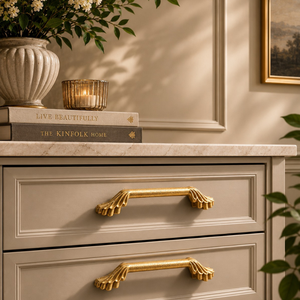 Tirador de latón de lujo para gabinetes, tirador decorativo para cajones, herrajes de primera calidad para armarios, cómodas y vitrinas, decoración moderna para el hogar. - Product Image 4
