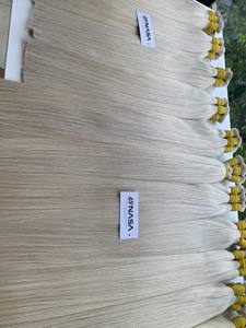 Extensions de cheveux en vrac à prix de gros, cheveux de donneur, double trame, 100 grammes, couleurs foncées, 24 pouces - Product Image 4