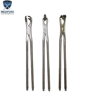 Forceps dentaires pour chevaux en acier inoxydable haute performance, conçus pour l'extraction contrôlée des dents incisives et premolaires, usage vétérinaire - Product Image 1