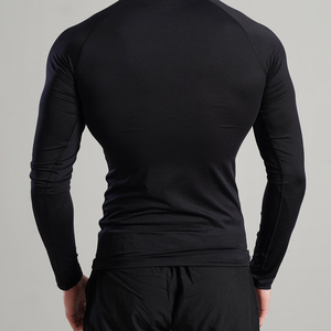 Camiseta Deportiva para Hombre con Hombros Caídos, Ajuste Delgado, Estilo Urbano, para Gimnasio y Entrenamiento, Tejido Pesado de Spandex/Poliéster, Camisetas Lisas para Fitness - Product Image 6
