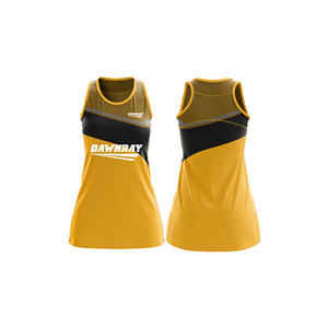 เสื้อเจอร์ซีย์เน็ตบอลดีไซน์ทันสมัย |   ชุดยูนิฟอร์มเน็ตบอลแบบซับลิเมชั่นพร้อมโลโก้ทีม ชื่อ และหมายเลข |   โพลีเอสเตอร์ที่ระบายอากาศได้ดี - Product Image 4