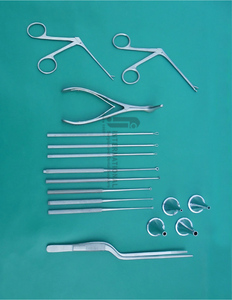 Juego de Instrumentos Quirúrgicos Ortopédicos F.J. INTERNATIONAL de Alta Calidad FJI-4563, 16 Piezas, Cureta para Oído, Pinzas de Cocodrilo, Instrumentos Quirúrgicos para Oído - Product Image 3