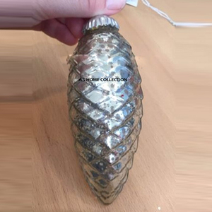 Décorations de Noël en métal doré en forme de cœur, motif Père Noël, design standard, à suspendre, pour la maison et les fêtes - Prix compétitif - Product Image 6