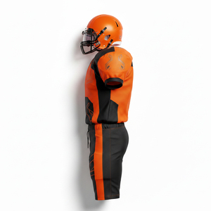 Uniforme de Fútbol Americano Personalizado Elástico al por Mayor, Jersey Transpirable con Paneles Laterales de Malla, Ropa Deportiva para Equipos - Product Image 2